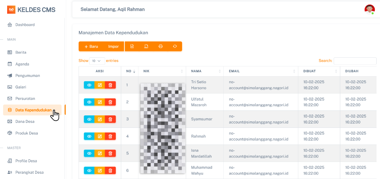 Halaman Kependudukan