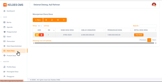 Halaman Dana Desa