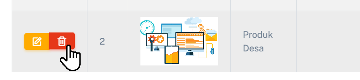 Halaman Hapus Produk Desa